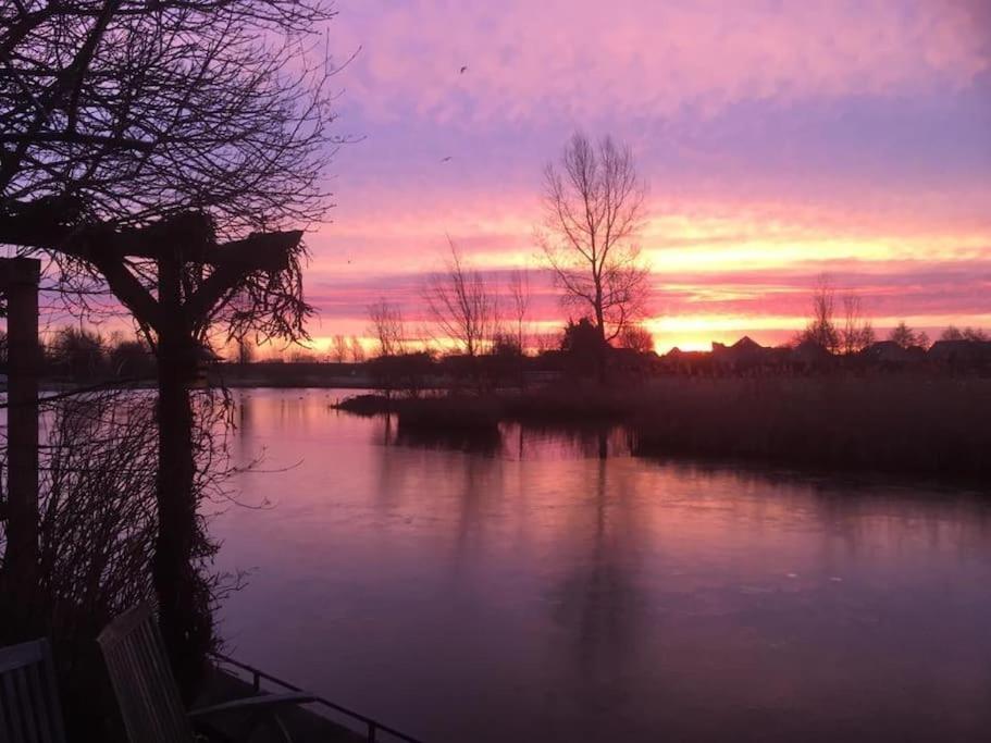 Gezellige Pipo Met Grote Schommel Aan Het Water Villa Medemblik Kültér fotó