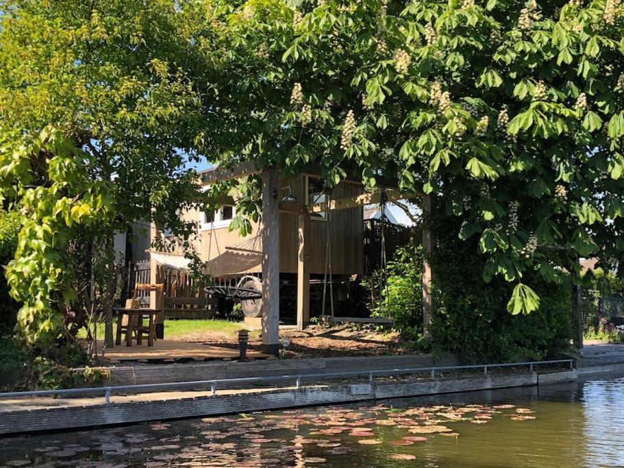 Gezellige Pipo Met Grote Schommel Aan Het Water Villa Medemblik Kültér fotó